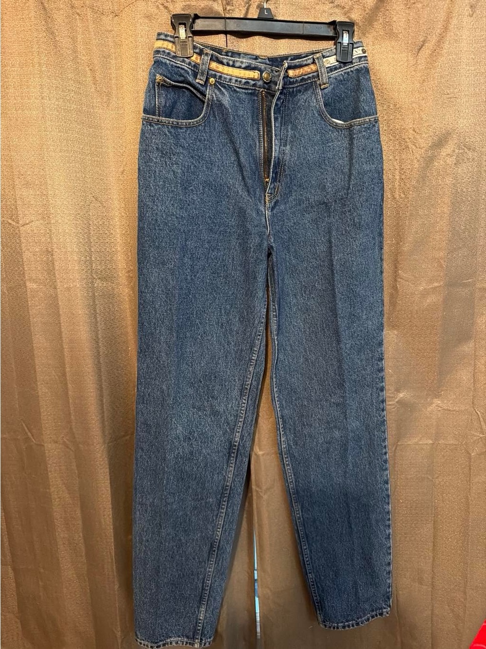 Vintage Lawman Women's high rise,Jeans in Dark Blue 27 waist 32 inseam